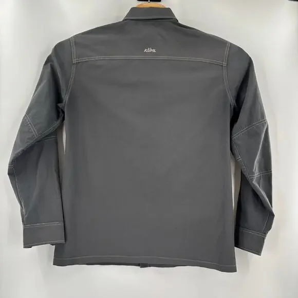 Kuhl Mens Large Gray Check Long Sleeve Button Up Shirt - Picture 5 of 5